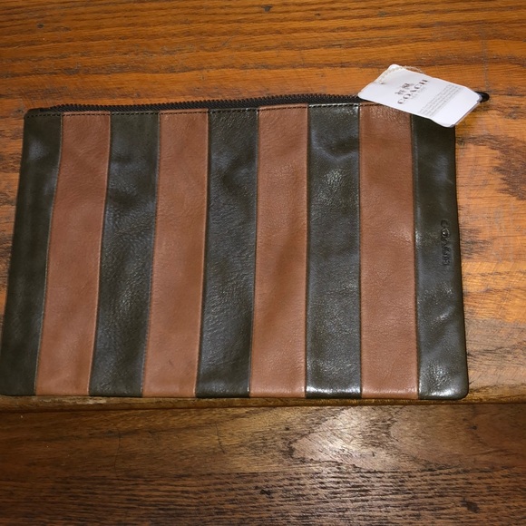 Coach Handbags - New coach bar stripe Wristlet